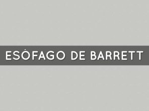 Enfermedades del Esofago