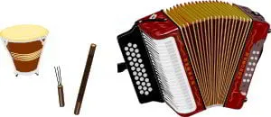 Instrumentos del Genero Vallenato