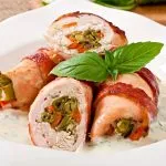 Receta Rollo de Pollo Navide&ntilde;o