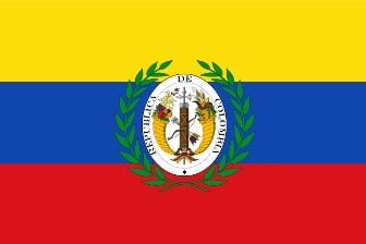 bandera de la gran Colombia