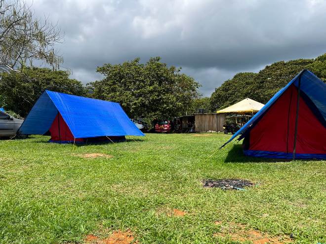 zona de camping entrada 5 lago calima