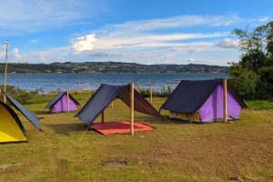 imagen de la zona de camping entrada 4 lago calima