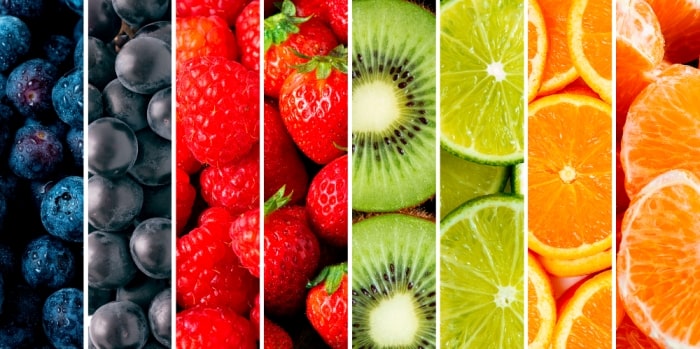 Paleta de colores saludables y su significado nutricional