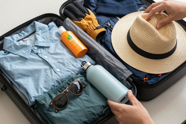 Lista imprescindible para empacar según cada región y clima en tu viaje