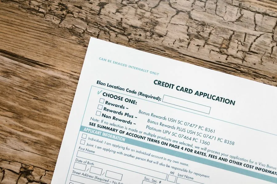 formulario solicitud tarjeta credito 1 Formulario de solicitud de tarjeta de crédito